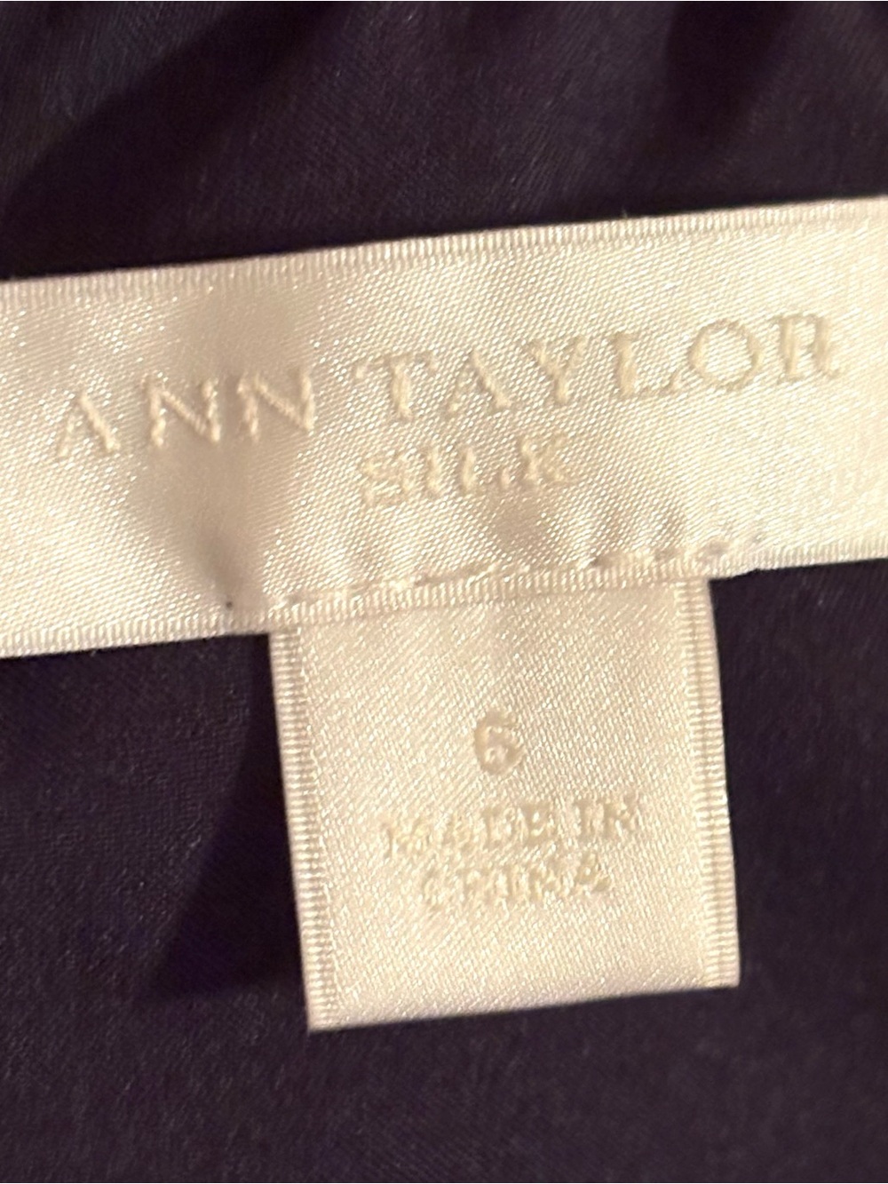 Ann Taylor 100% Silk Halter Dress Navy Sz 6 Tie Neck Pleated Chiffon Formal Mini - Picture 12 of 14
